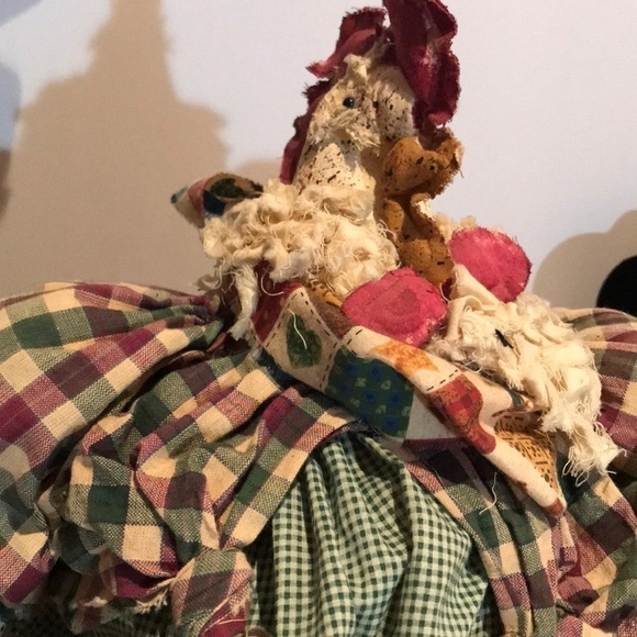VINTAGE CAROL SUE Stuffed decorative chicken - Picture 2 of 6
